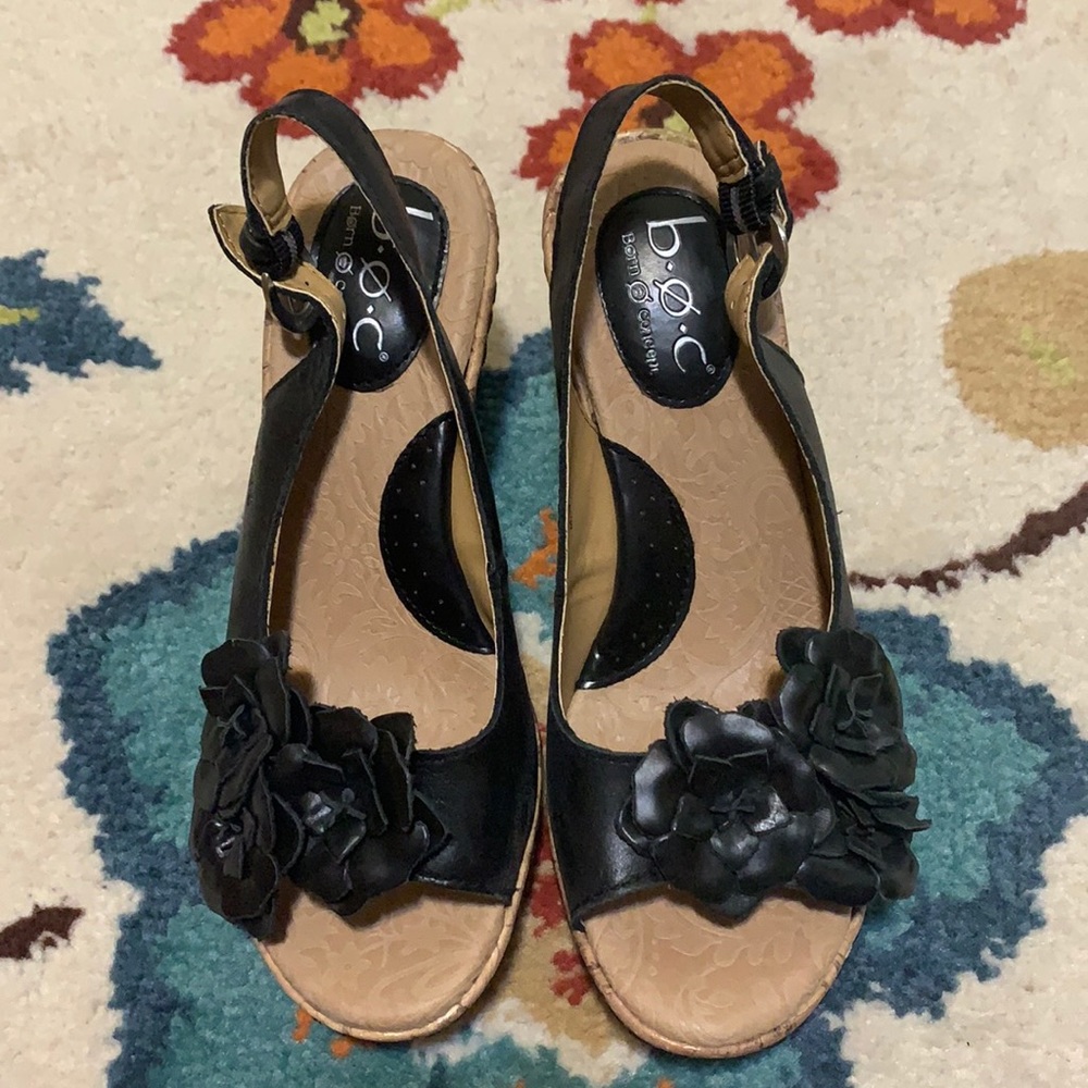 BOC wedge heels.